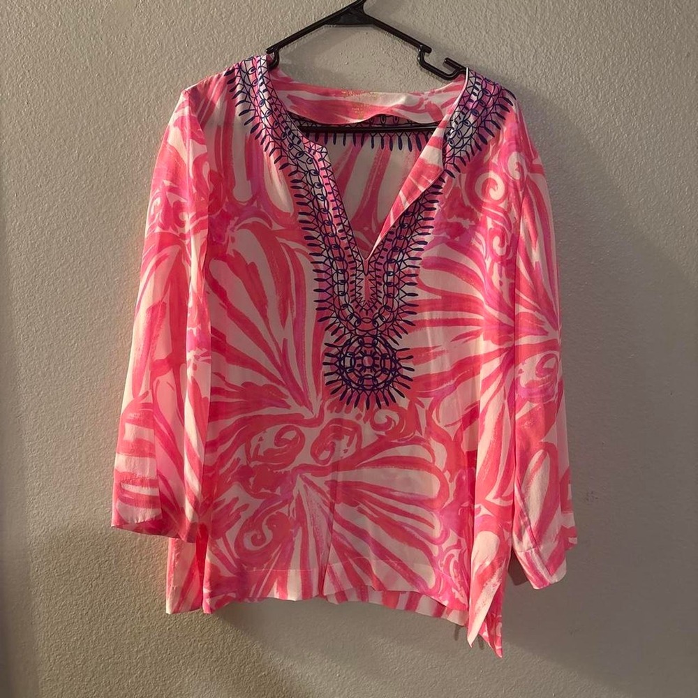 Women's Lilly Pulitzer silk top